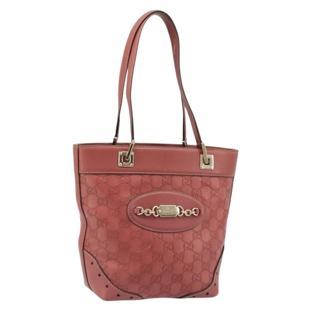 Gucci GG Canvas Guccissima Tote Bag Pink